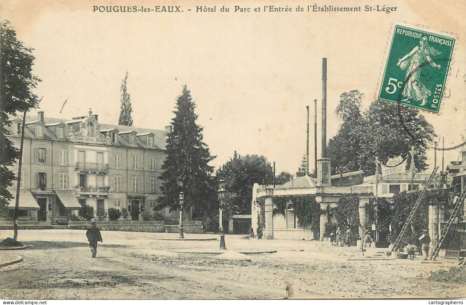 France Cpa Nièvre Pougues-les-Eaux Hotel Du Parc - Pougues Les Eaux