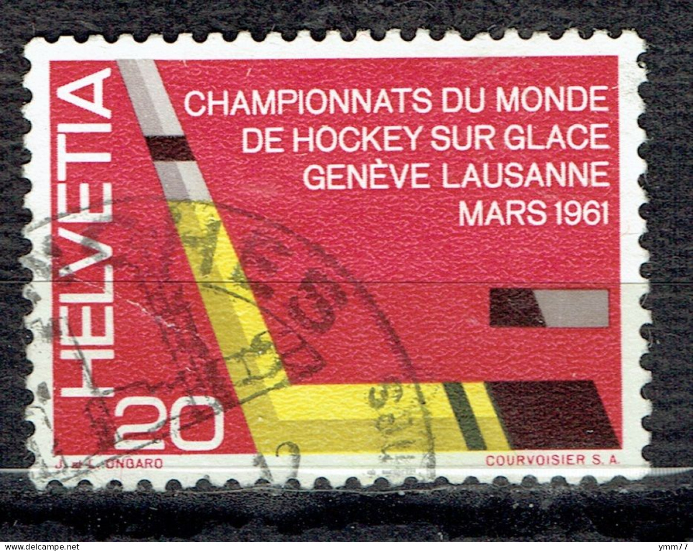 Série De Propagande : Championnats De Hockey Sur Glace à Genève Et Lausanne - Used Stamps