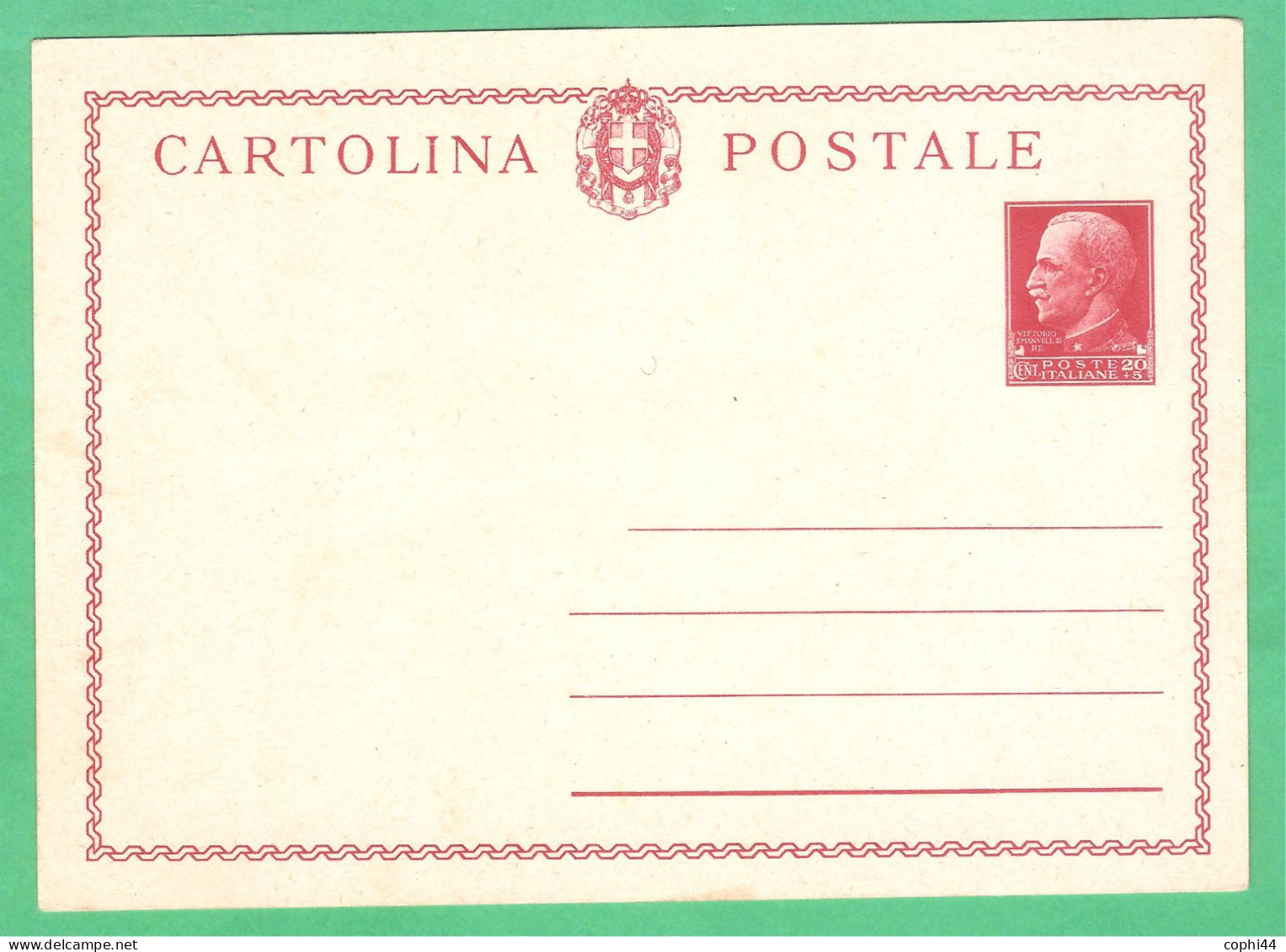 REGNO D'ITALIA 1932 CARTOLINA POSTALE VEIII MILIZIA M.V.S.N. BATTAGLIONI CAMICIE NERE 20+5 C  (FILAGRANO C78A-2) NUOVA - Entero Postal