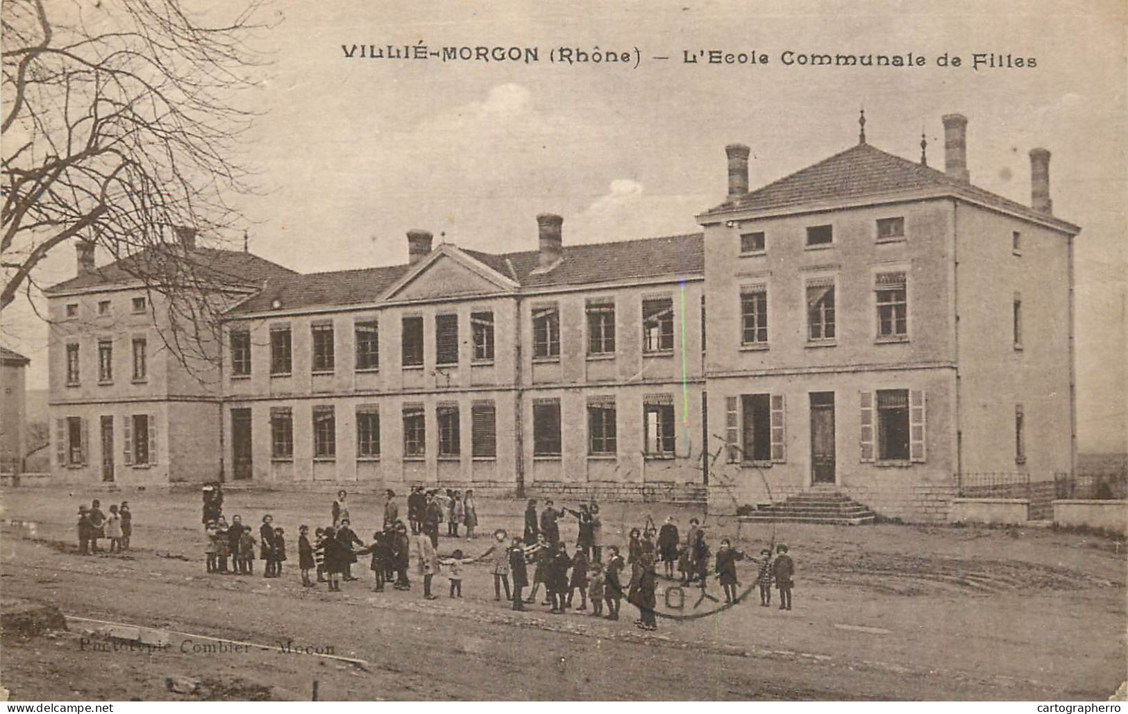 France Cpa Rhône Villie Morgon L'ecole Communale De Filles - Villie Morgon