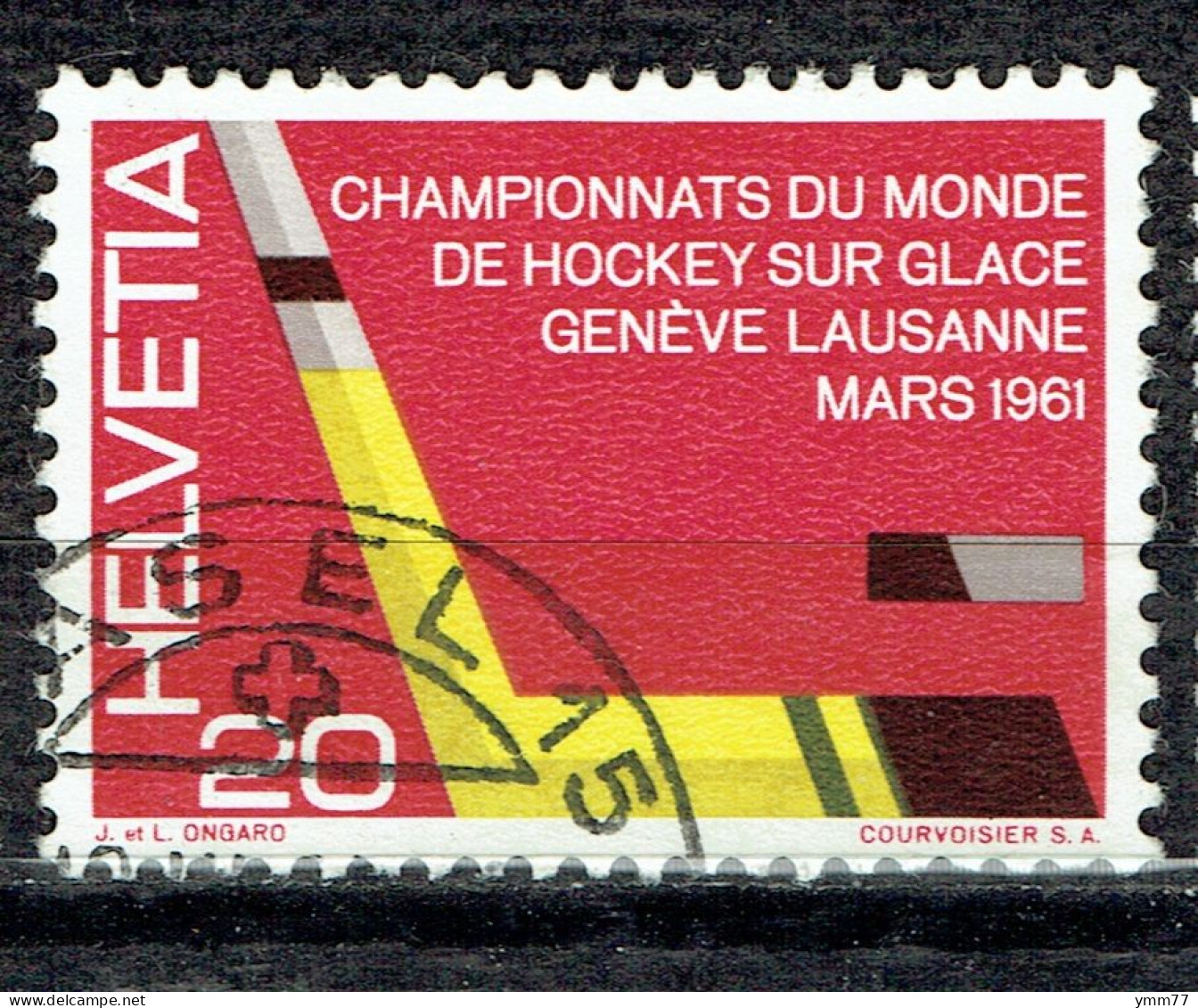 Série De Propagande : Championnats De Hockey Sur Glace à Genève Et Lausanne - Used Stamps