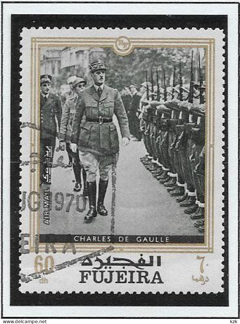 08	19 117		Émirats Arabes Unis - FUJEIRA - De Gaulle (Generaal)