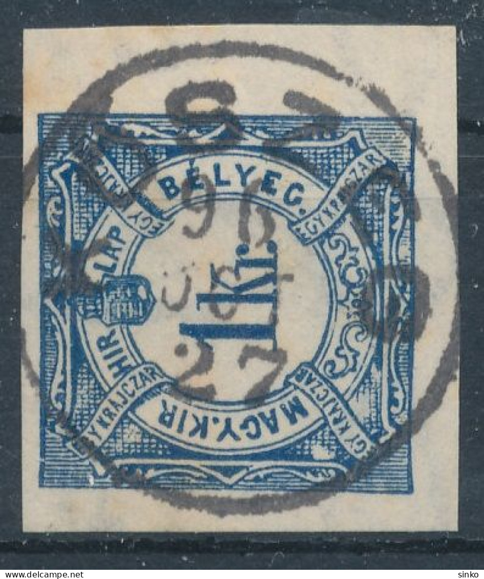 1888. Newspaper Stamp, KOSZEG - Zeitungsmarken