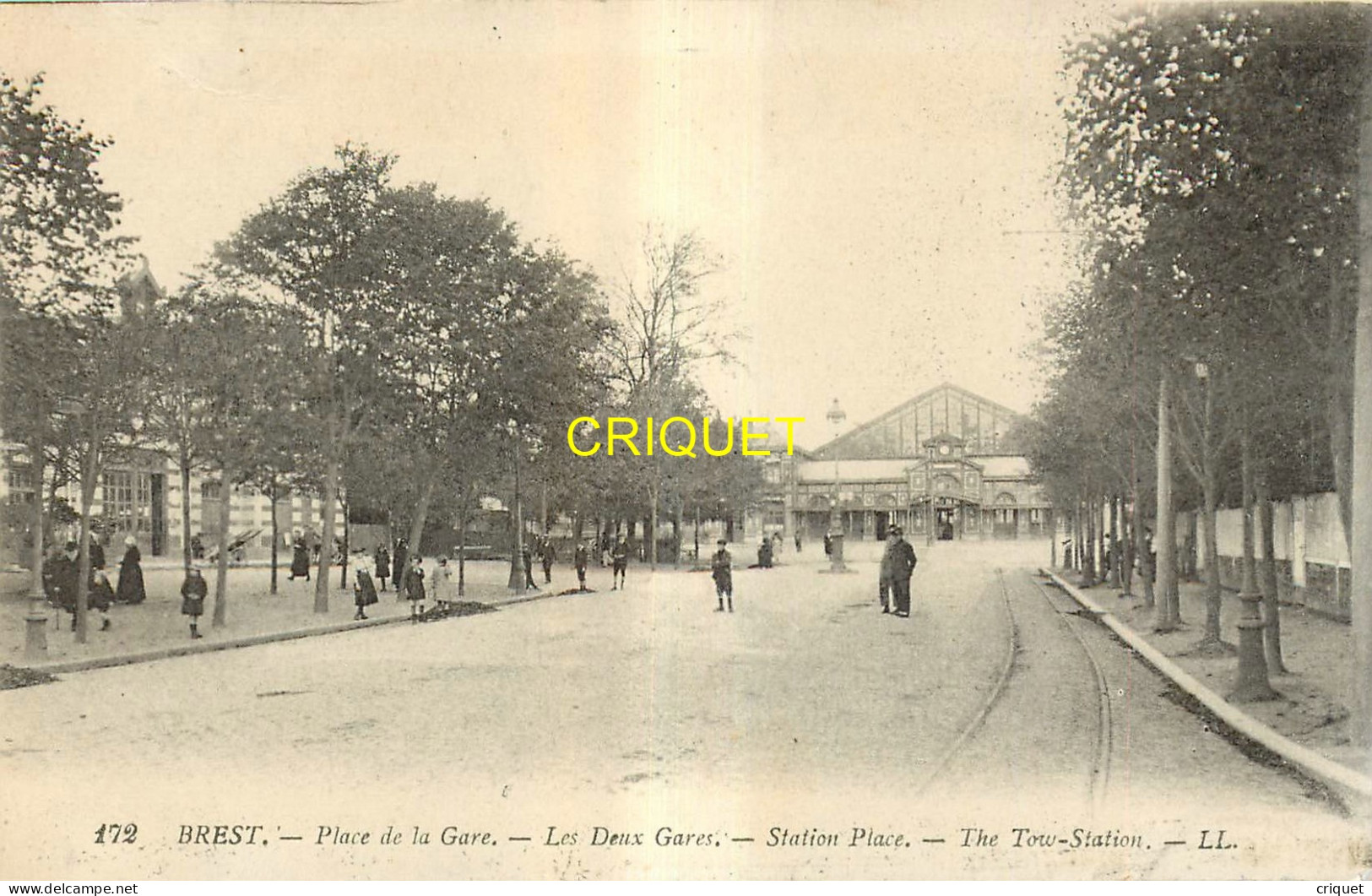 29 Brest, Place De La Gare, Les Deux Gares - Brest