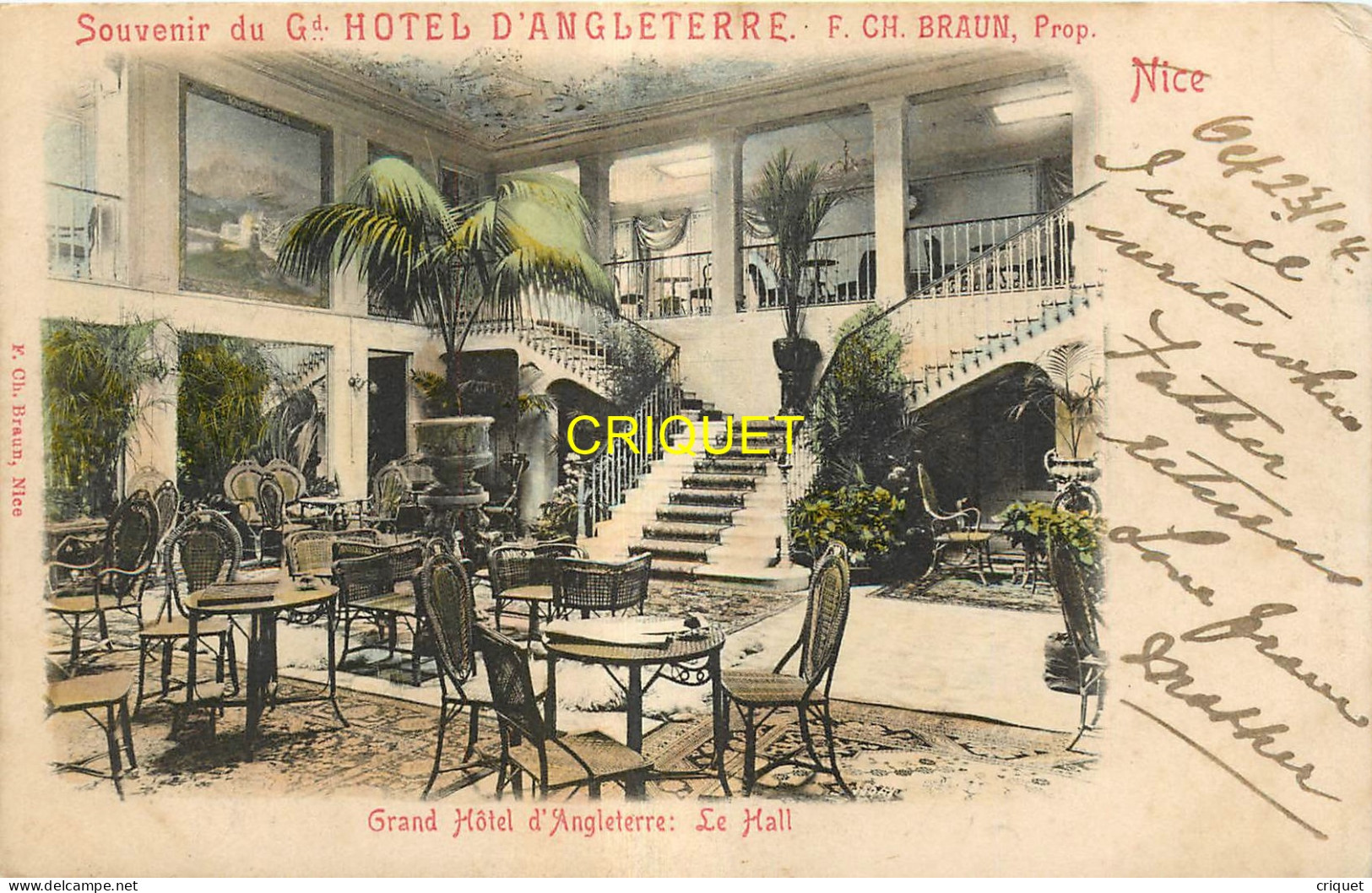 06 Nice, Beau Lot De 7 Cartes D'hotels - Bar, Alberghi, Ristoranti