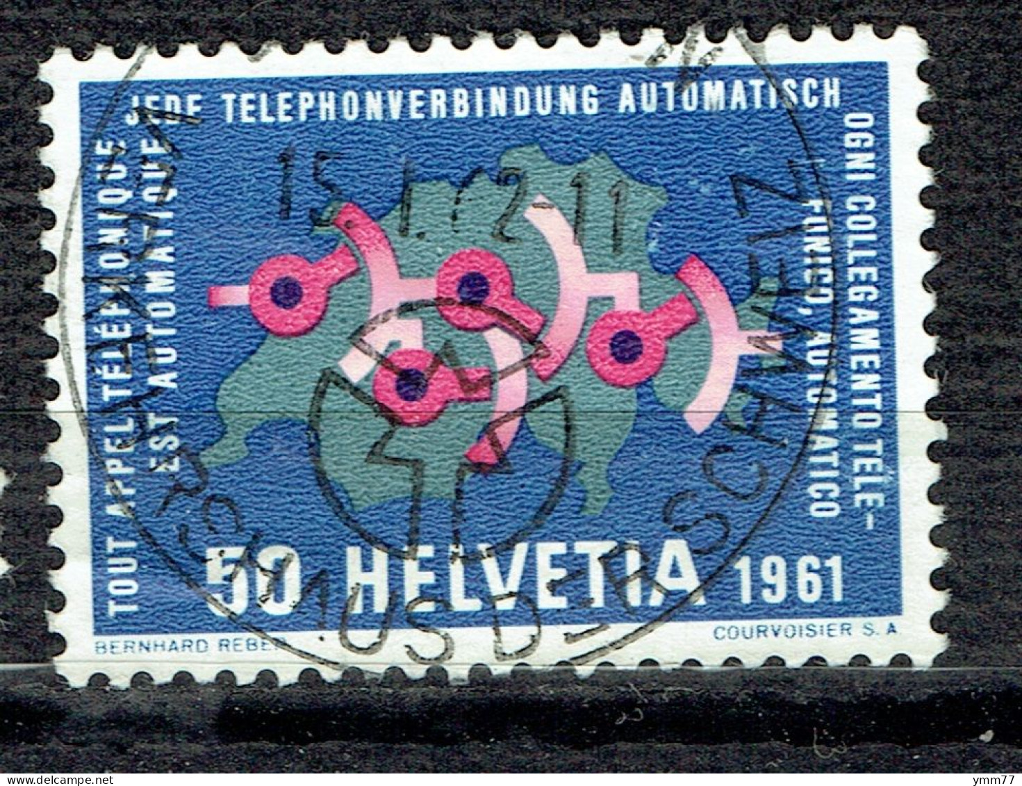 Série De Propagande : Automatisation Intégrale Du Téléphone National - Used Stamps