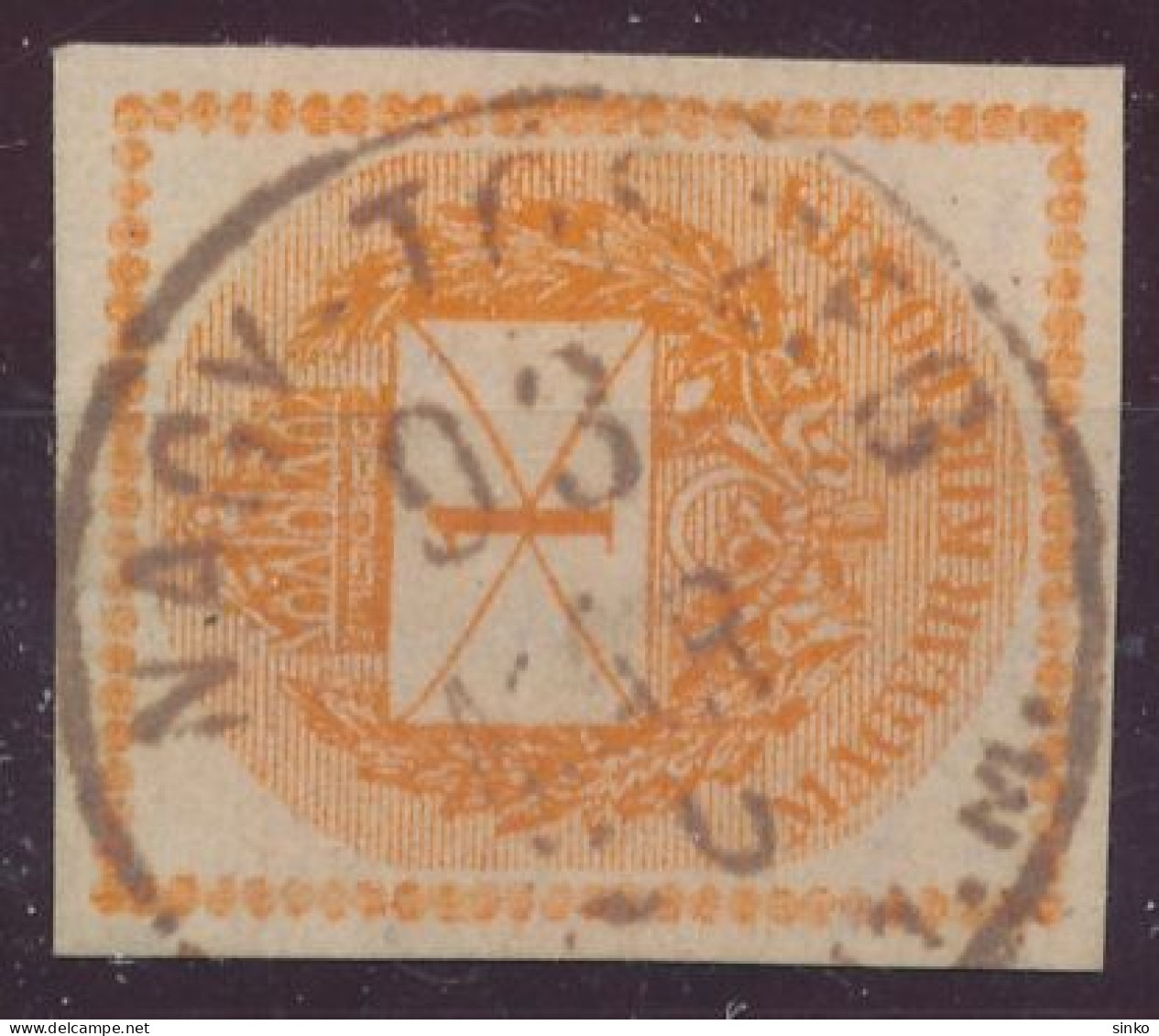 1898. Newspaper Stamp, NAGY-TOSZEG/TORONTAL M. - Periódicos