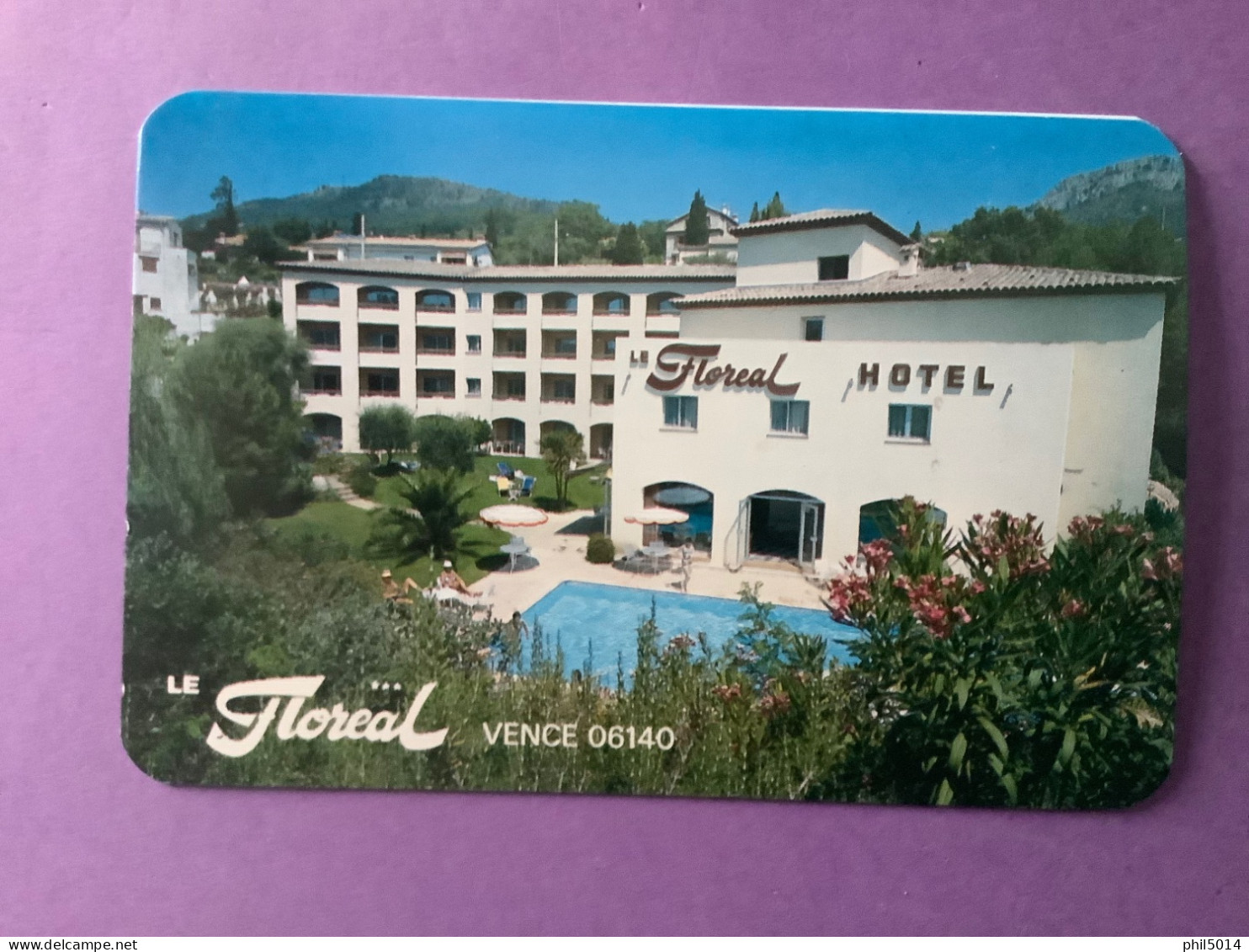 06  Carte Double Publicitaire Format CPSM  VENCE  Hôtel    Le Floréal    Bon état - Vence