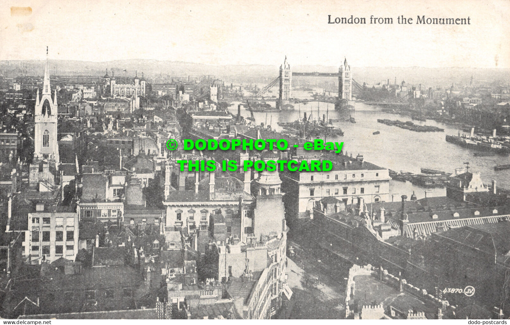 R475985 43870. London From The Monument. Valentines Series - Sonstige & Ohne Zuordnung