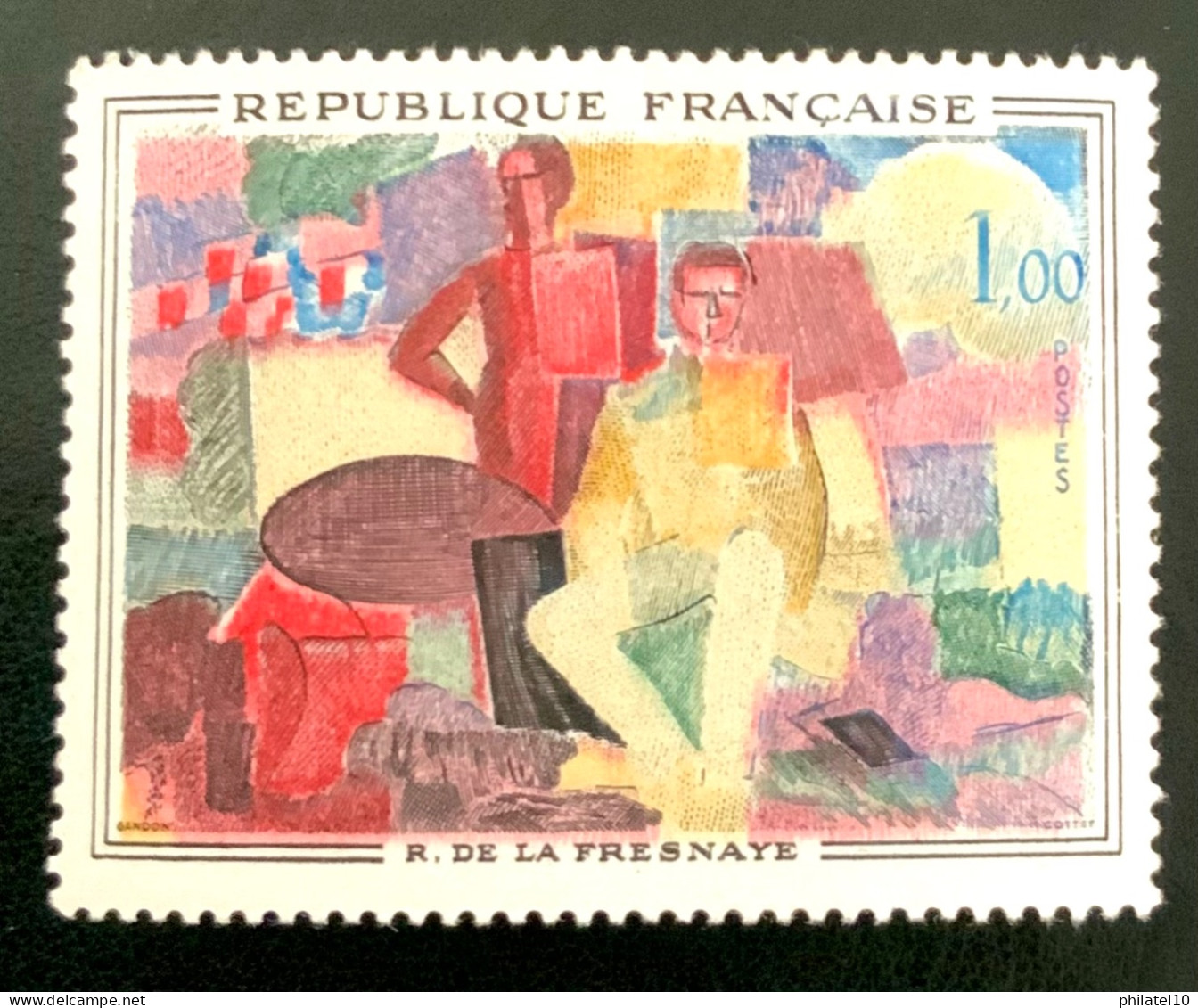 1962 FRANCE N 1322 R. DE LA FRESNAYE - NEUF* - Neufs