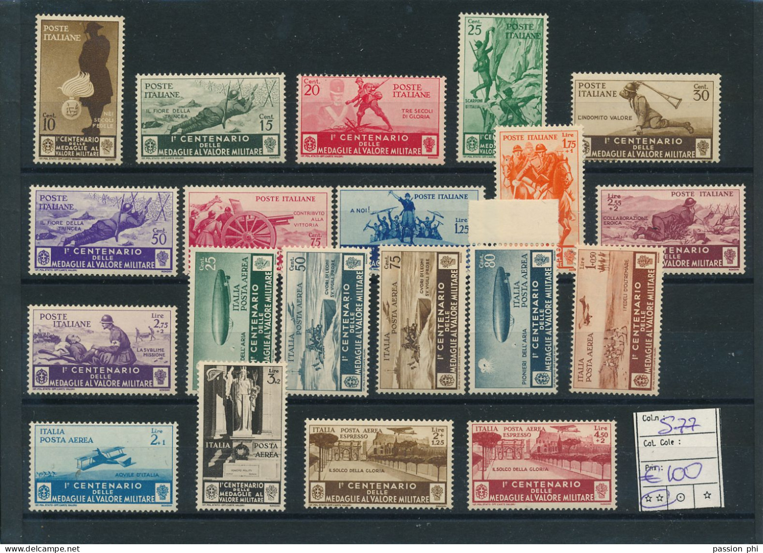 ITALY SASSONE S77 MNH - Neufs