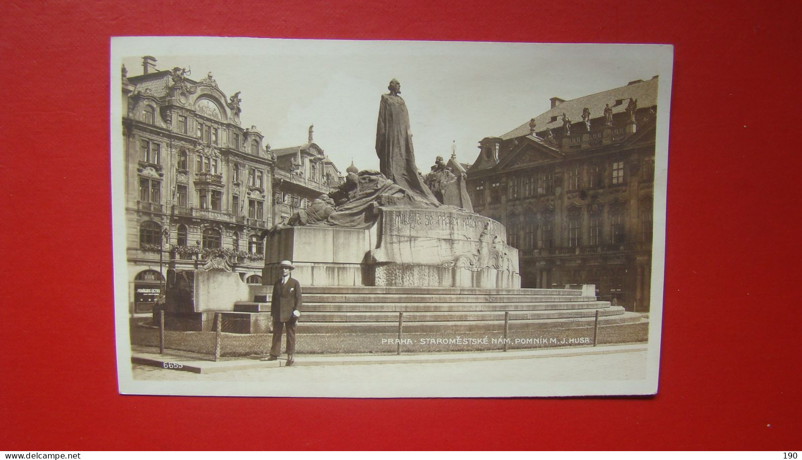 Praha - Staromestske  Nam.pomnik M.J.Husa. - Tsjechië