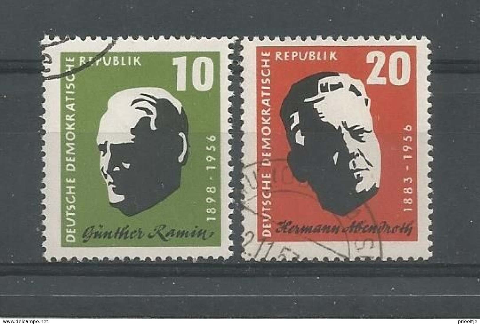 DDR 1957 Musicians Y.T. 331/332  (0) - Used Stamps