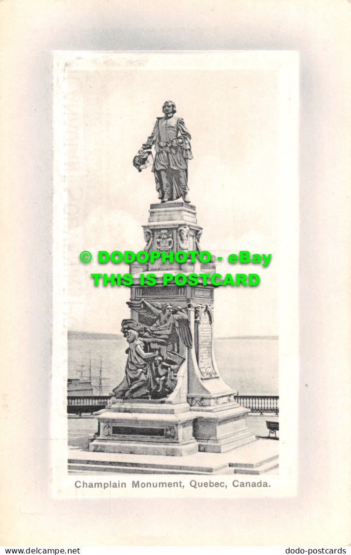 R476367 Canada. Quebec. Champlain Monument. Warwick Bro And Butter - Mondo