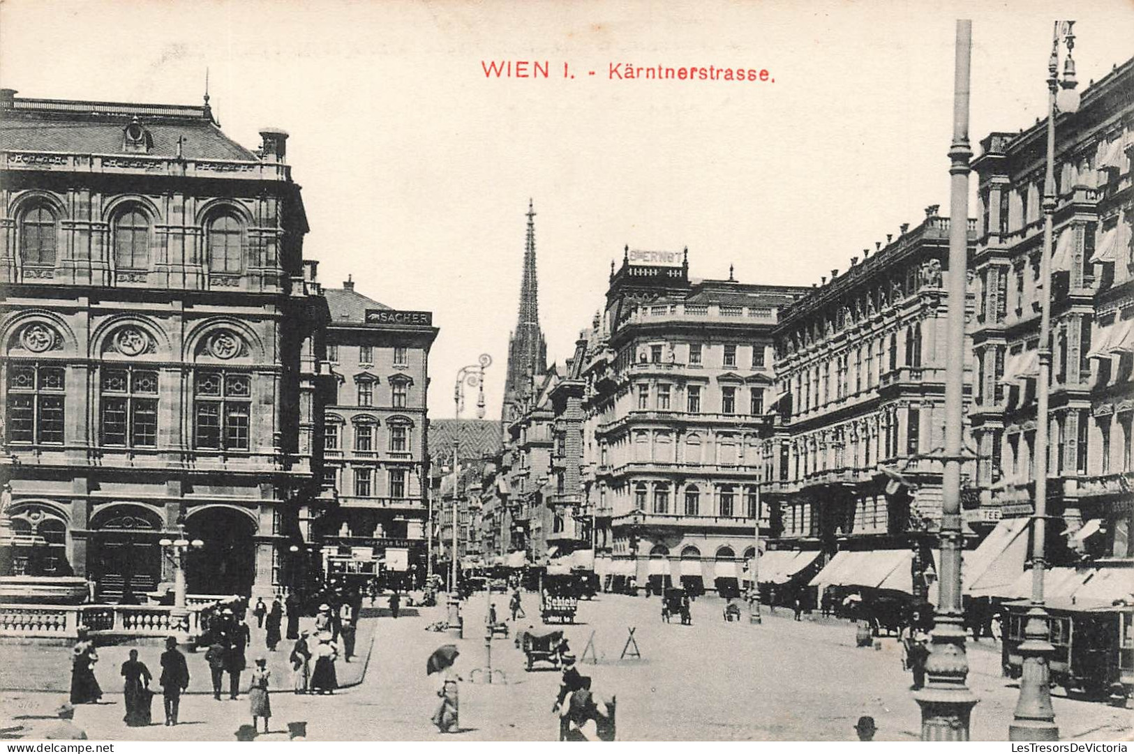 AUTRICHE - Wien I - Karntnerstrasse - Vue Générale - Animé - Carte Postale Ancienne - Wien Mitte