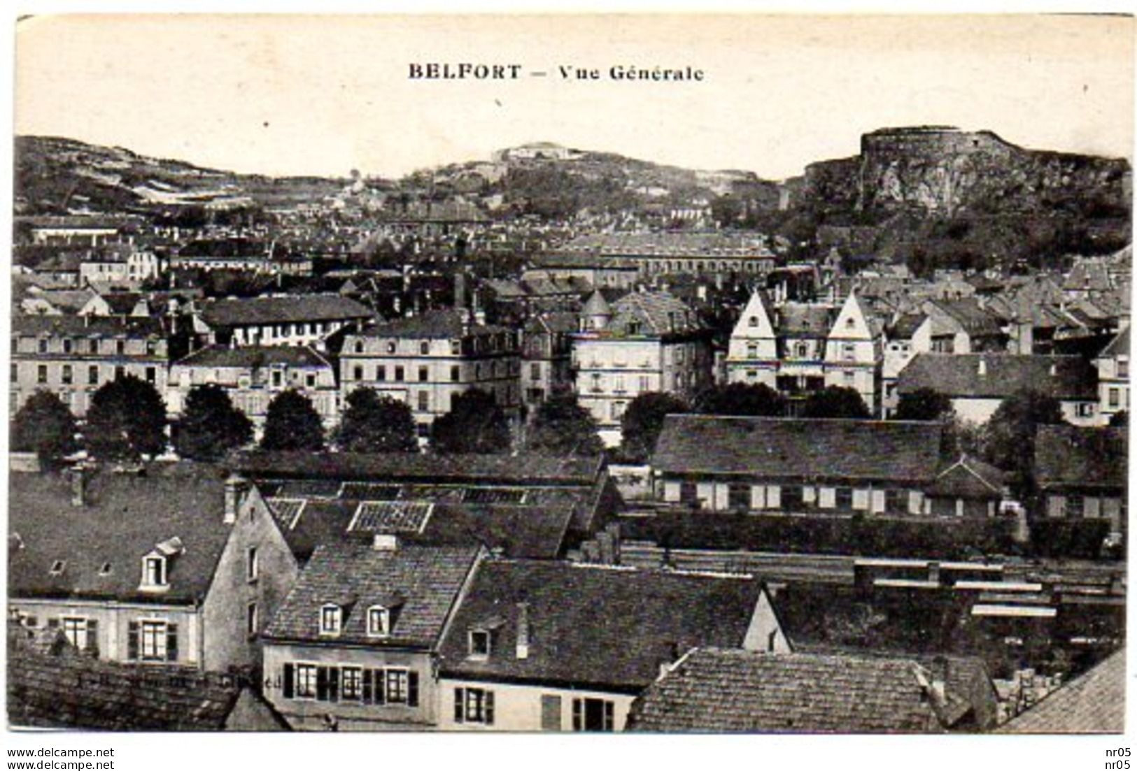 90 - BELFORT - Vue Générale ( Avec Chemin De Fer ) - Belfort - Ciudad