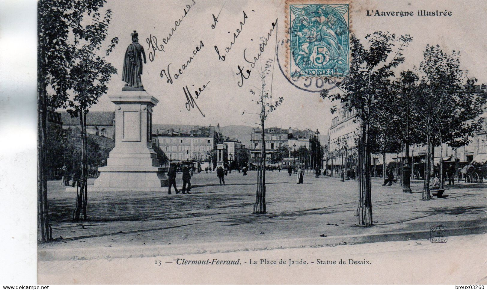 CP- CLERMONT FERRAND-  La Place De Jaude - - Clermont Ferrand