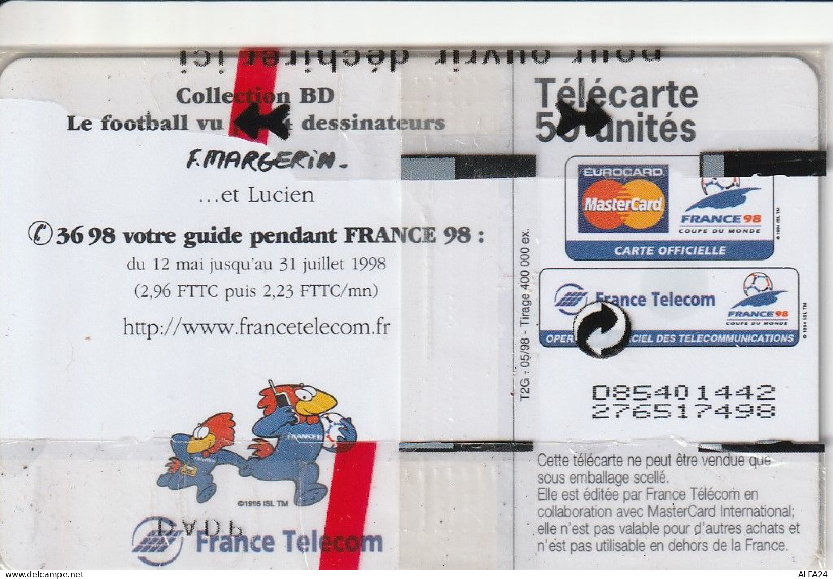 PHONE CARD FRANCIA 1998 BLISTER (CZ1497 - 1998