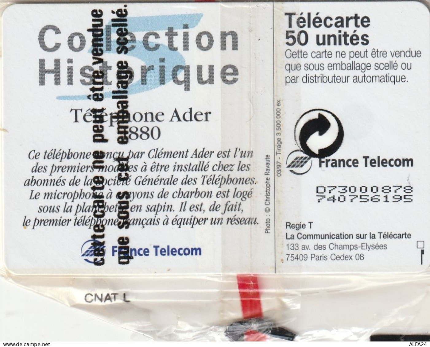 PHONE CARD FRANCIA 1997 BLISTER (CZ1490 - 1997
