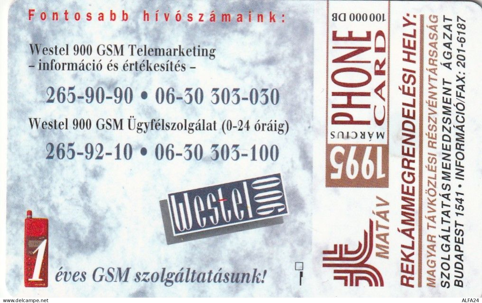 PHONE CARD UNGHERIA  (CZ1478 - Hungría