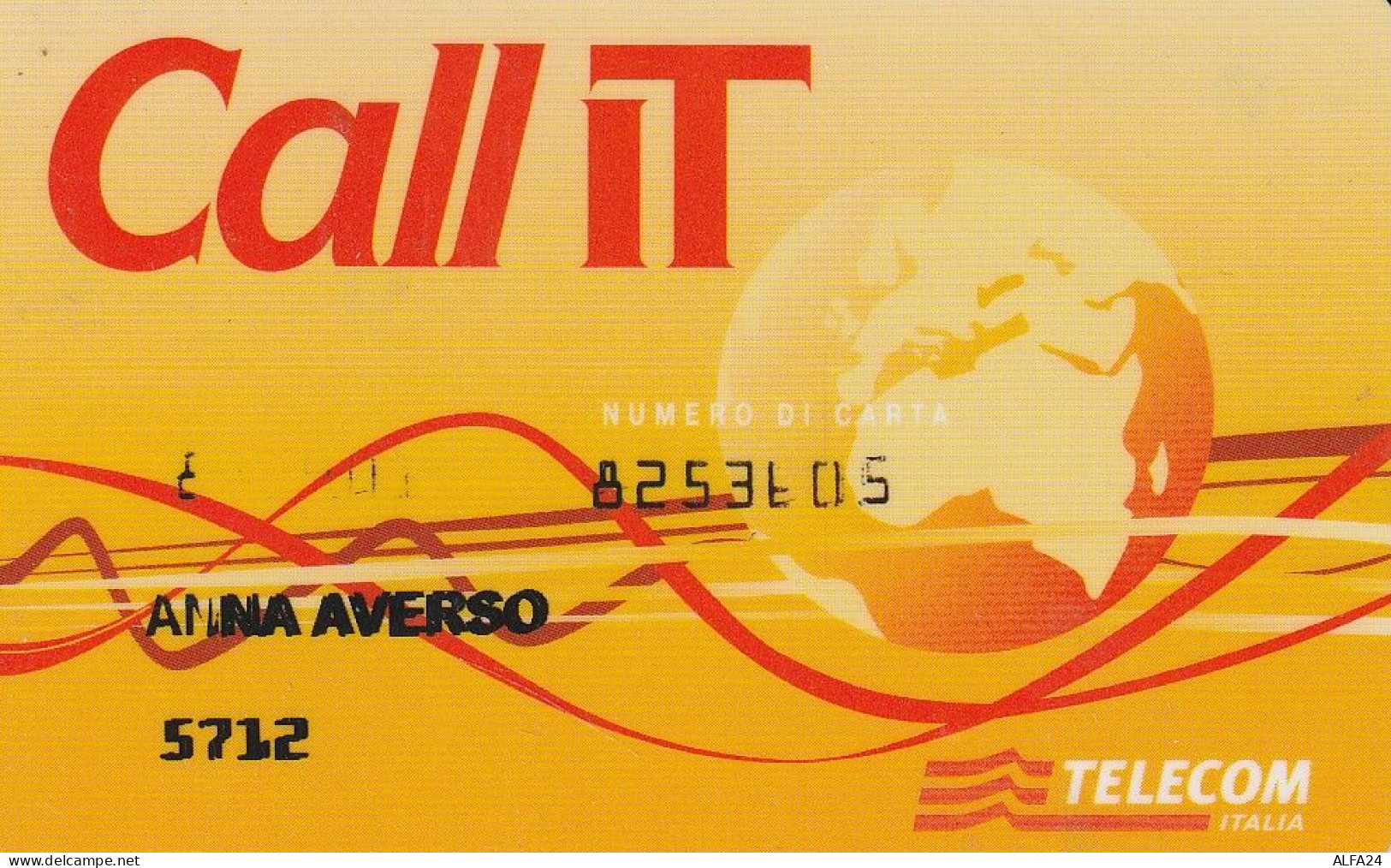 CARTA CREDITO TELECOM CALL IT  (CZ1441 - Usi Speciali