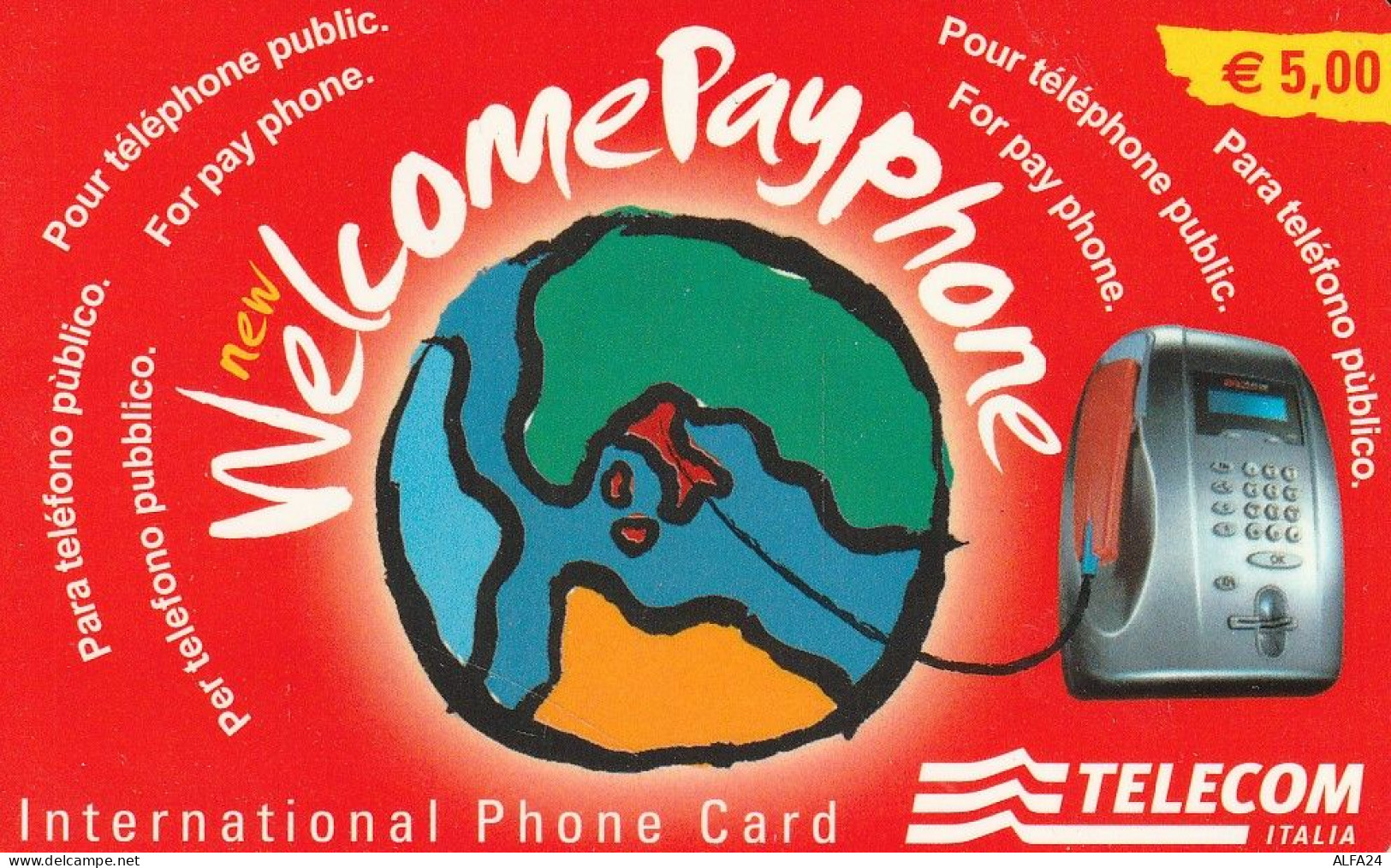 PREPAID PHONE CARD ITALIA WPV PROTOTIPO (CZ1417 - Openbaar Gewoon