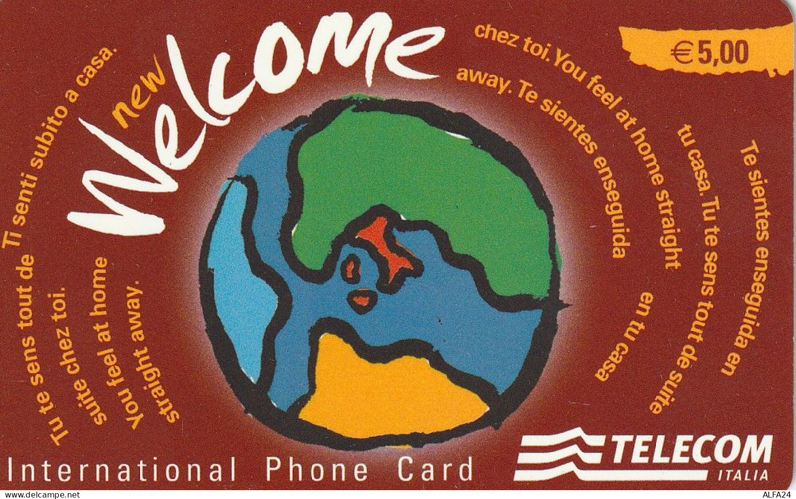 PREPAID PHONE CARD ITALIA WELCOME WDD (CZ1405 - Public Ordinary