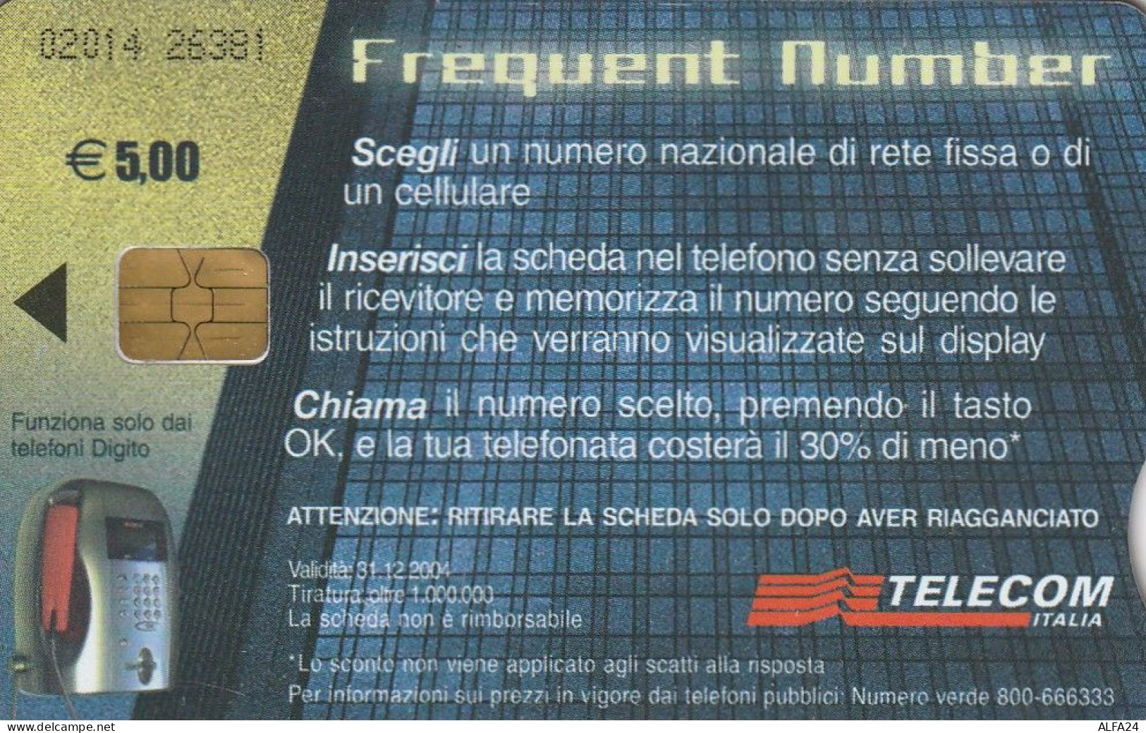 PHONE CARD ITALIA CHIP (CZ1399 - Publiques Ordinaires