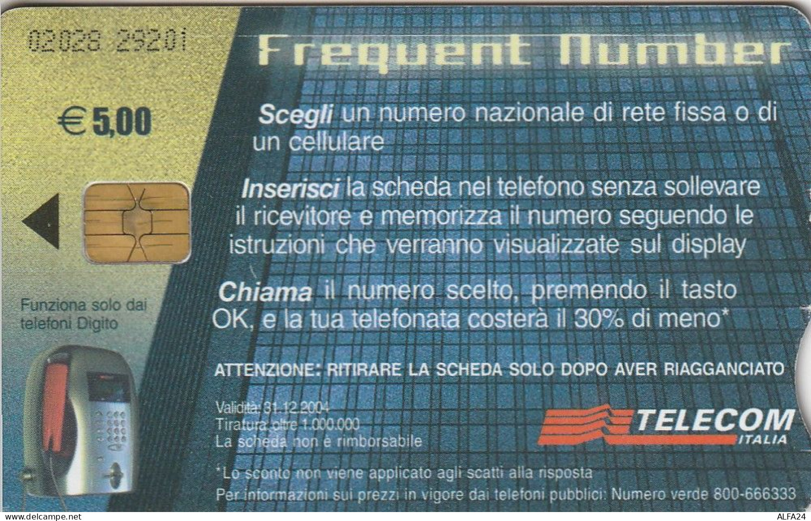 PHONE CARD ITALIA CHIP (CZ1397 - Públicas Ordinarias