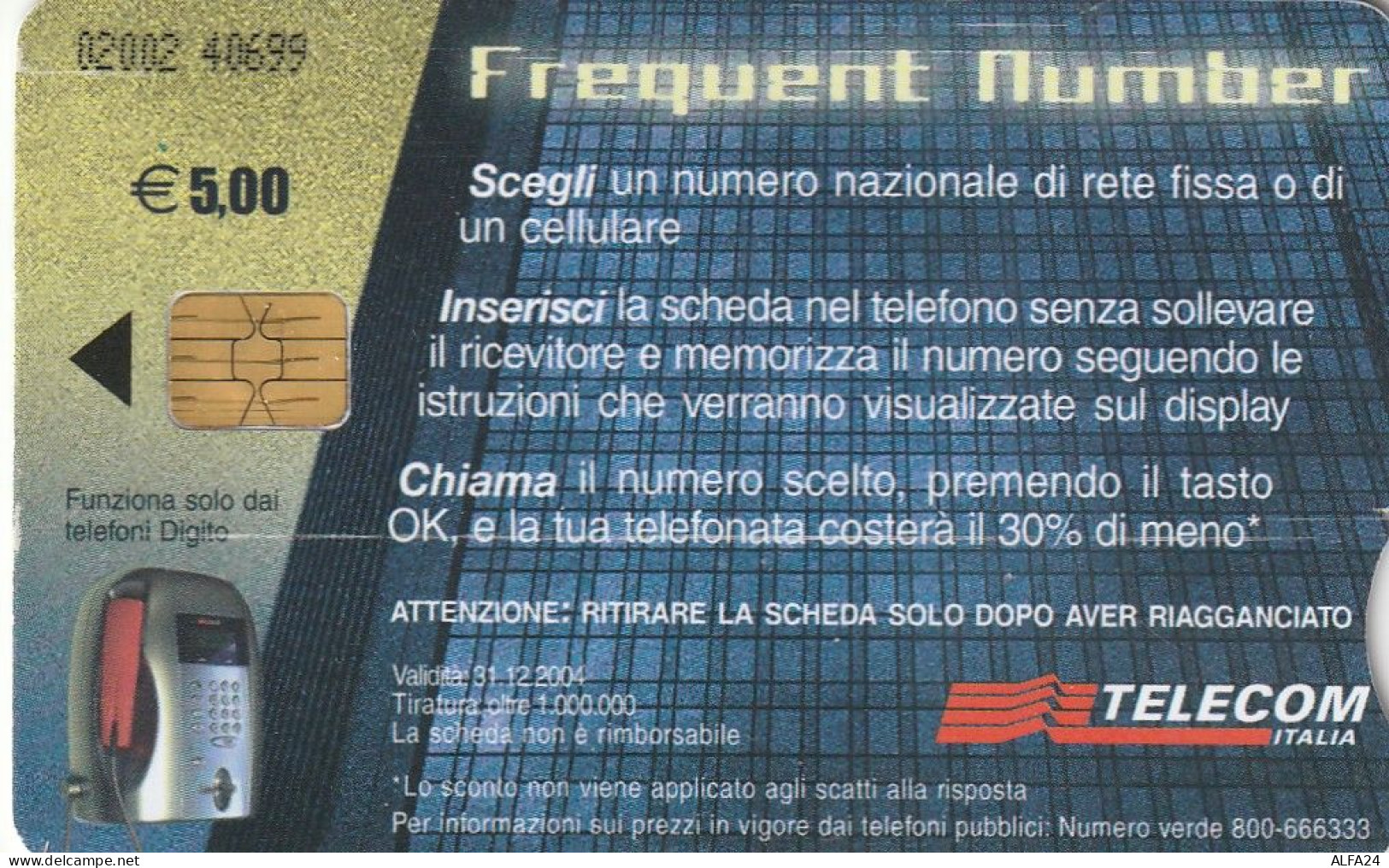 PHONE CARD ITALIA CHIP (CZ1396 - Openbaar Gewoon