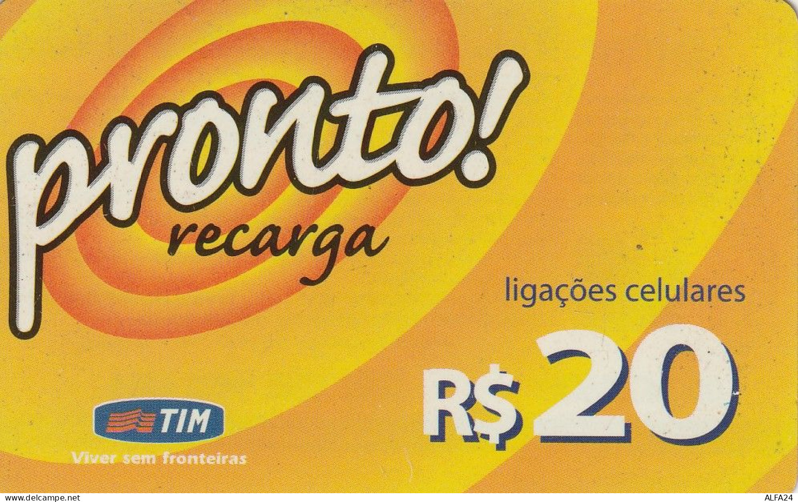 PREPAID PHONE CARD BRASILE TIM (CZ1373 - Brazil