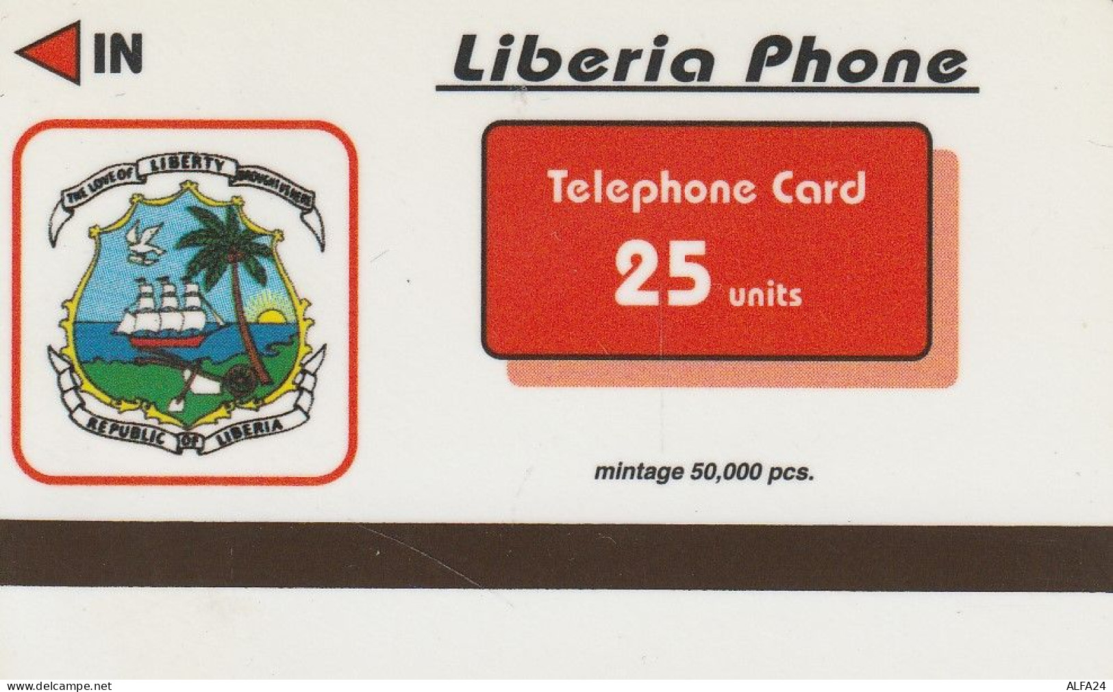 PHONE CARD LIBERIA  (CZ1321 - Liberia