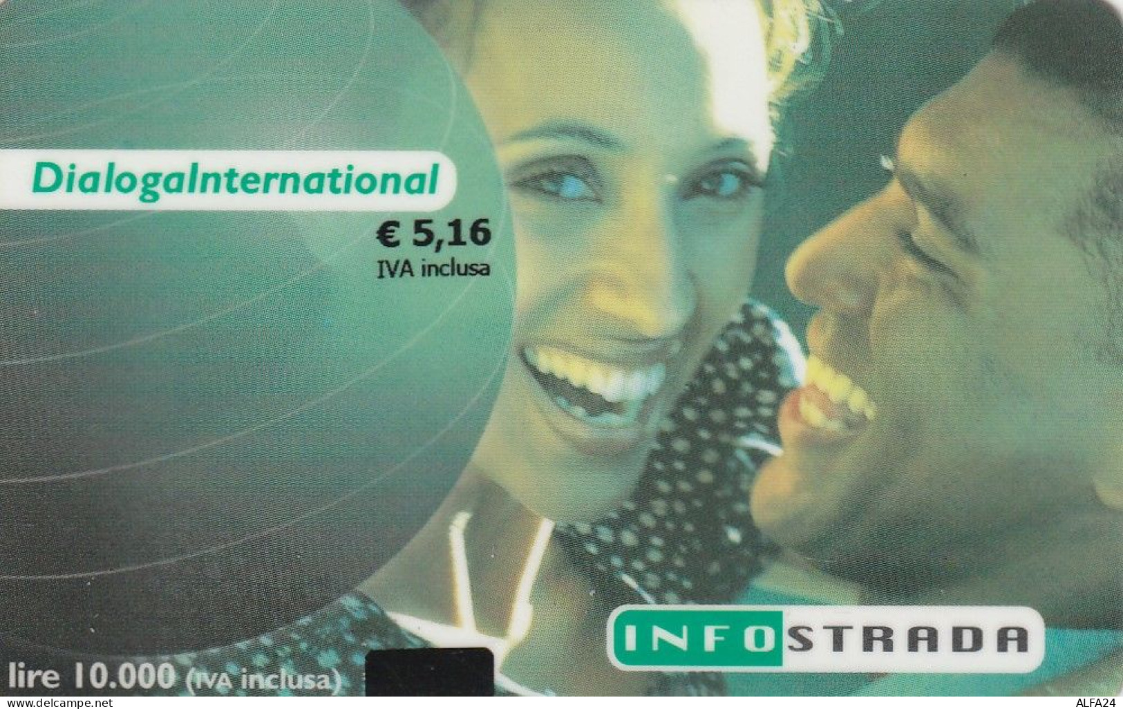 PREPAID PHONE CARD ITALIA INFOSTRADA (CZ1301 - [2] Sim Cards, Prepaid & Refills