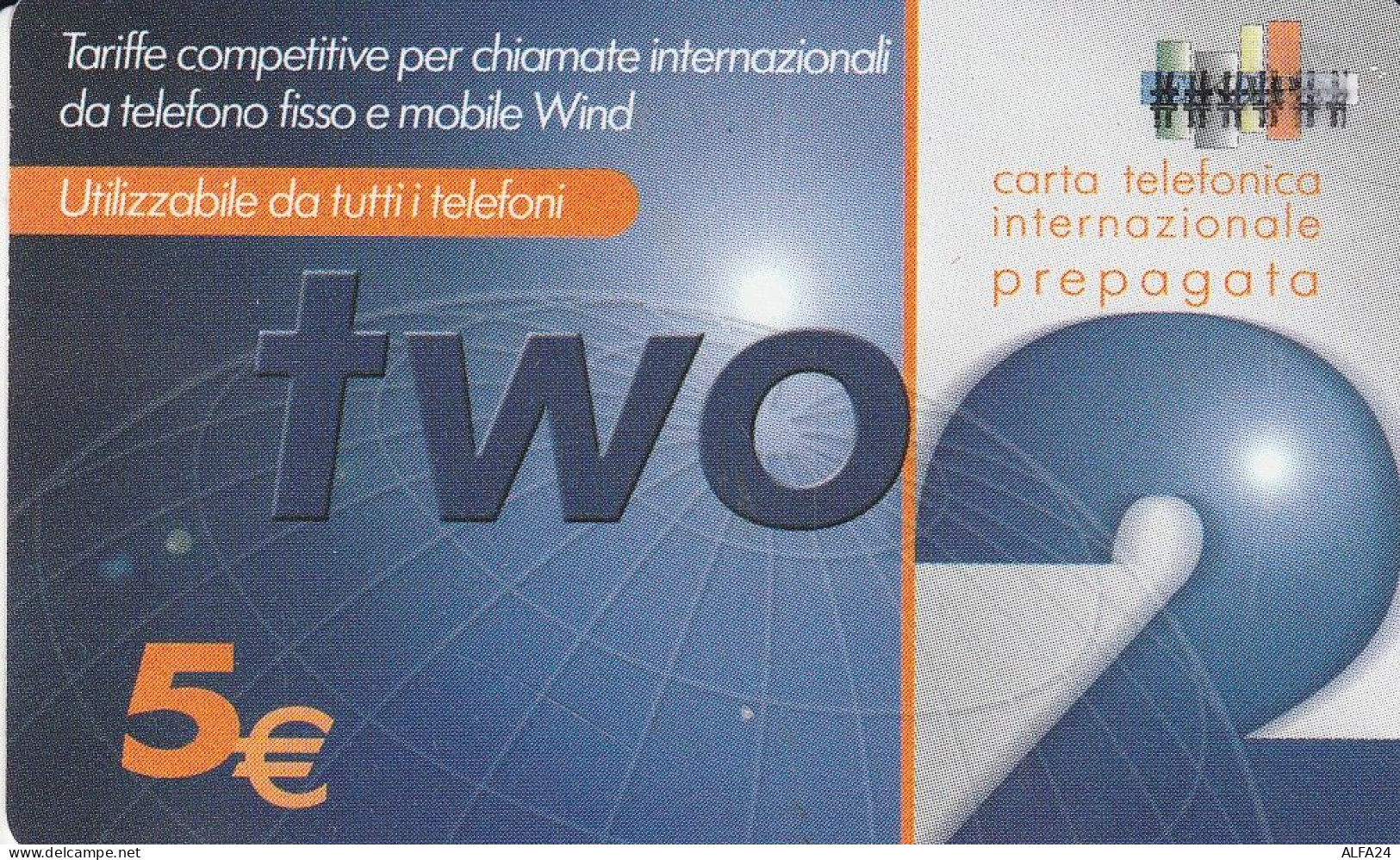 PREPAID PHONE CARD ITALIA WIND (CZ1297 - [2] Tarjetas Móviles, Prepagadas & Recargos