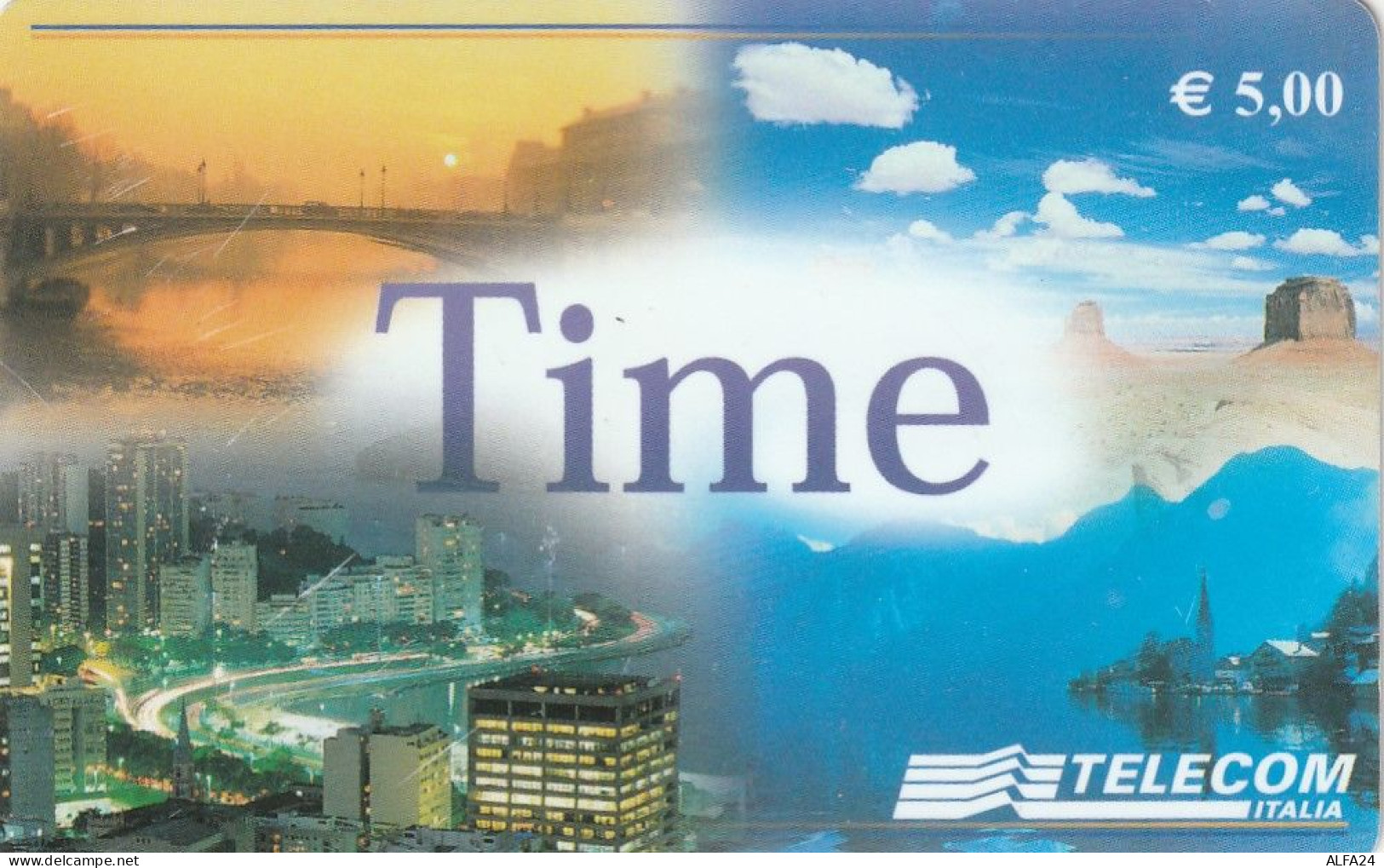 PREPAID PHONE CARD ITALIA TIME TELECOM (CZ1292 - Cartes GSM Prépayées & Recharges