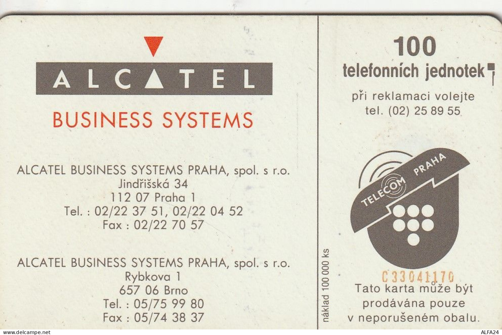 PHONE CARD REP.CECA  (CZ1193 - Tchéquie