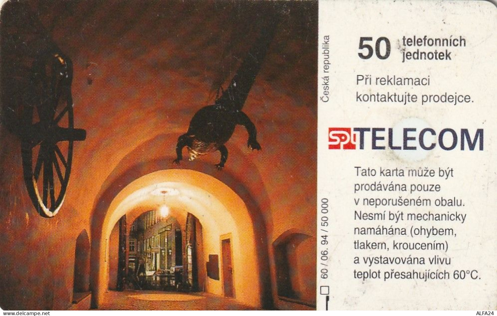 PHONE CARD REP.CECA  (CZ1144 - República Checa
