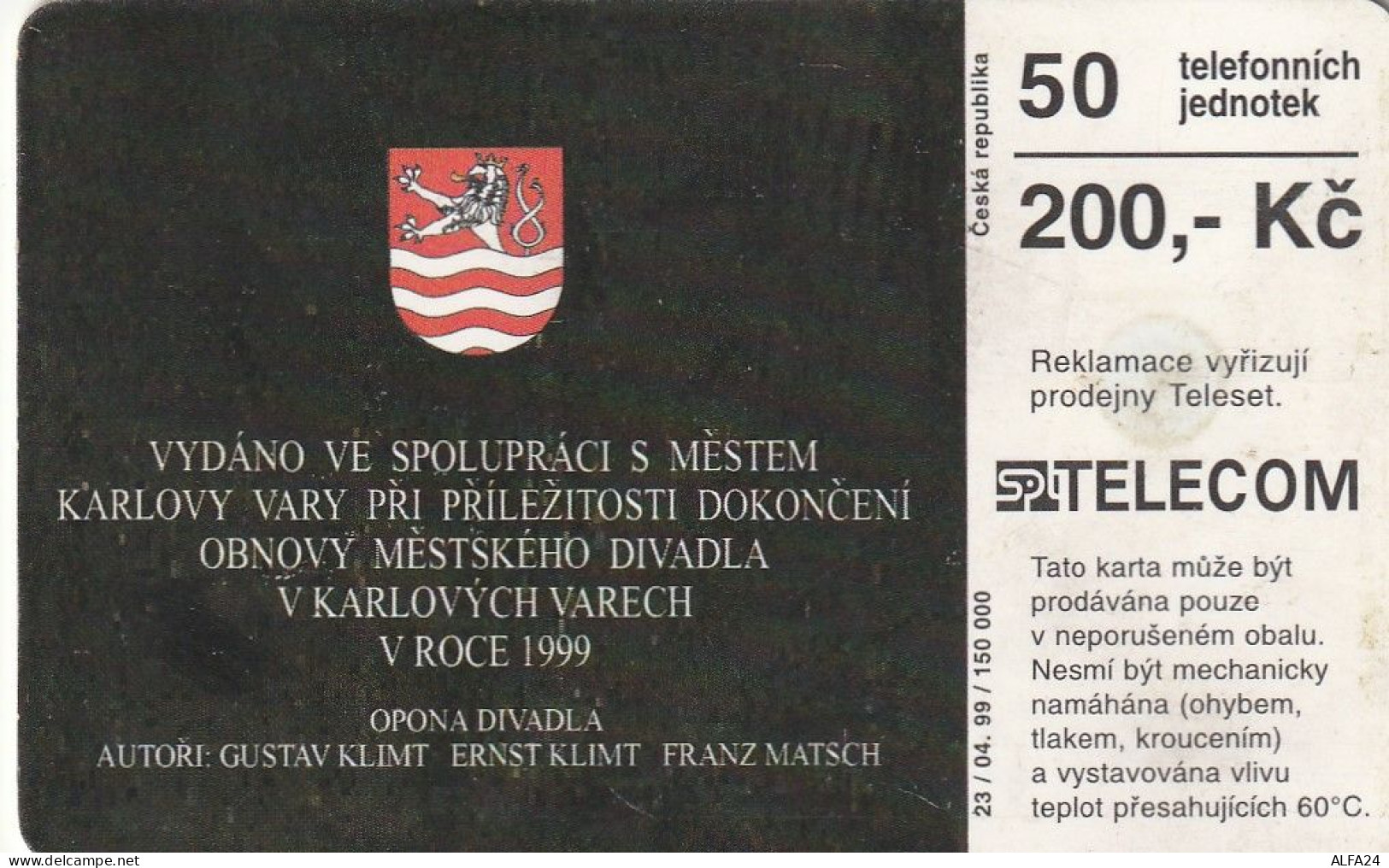 PHONE CARD REP.CECA  (CZ1142 - Tsjechië