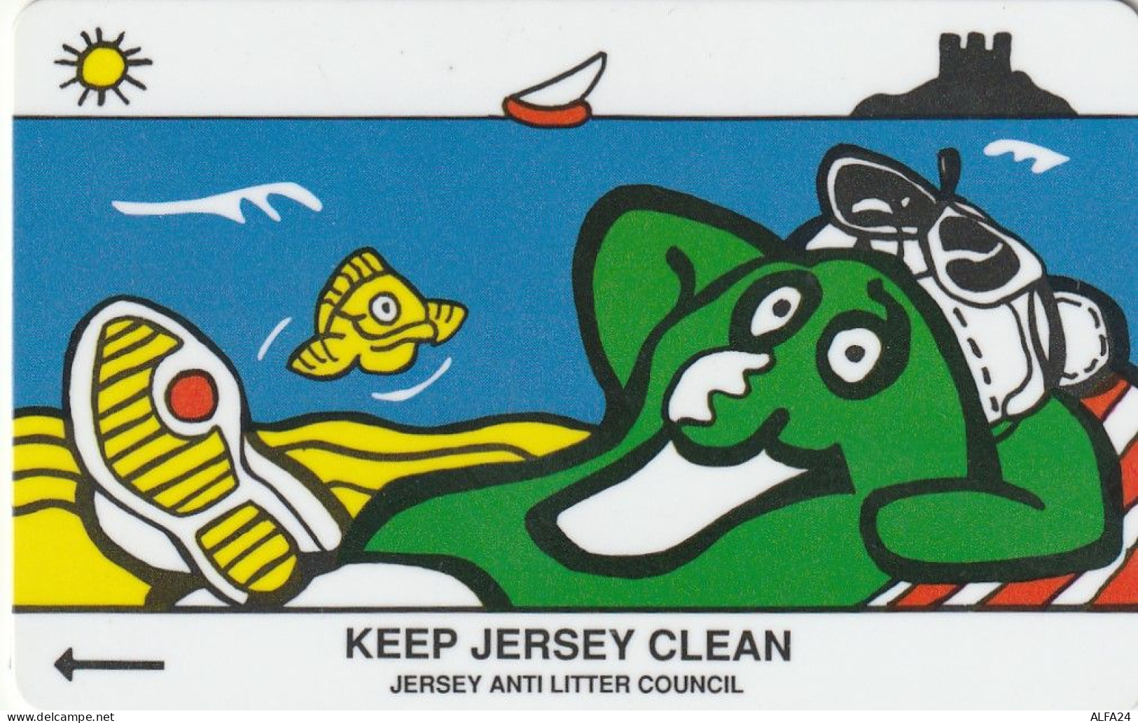 PHONE CARD JERSEY  (CZ1124 - [ 7] Jersey And Guernsey