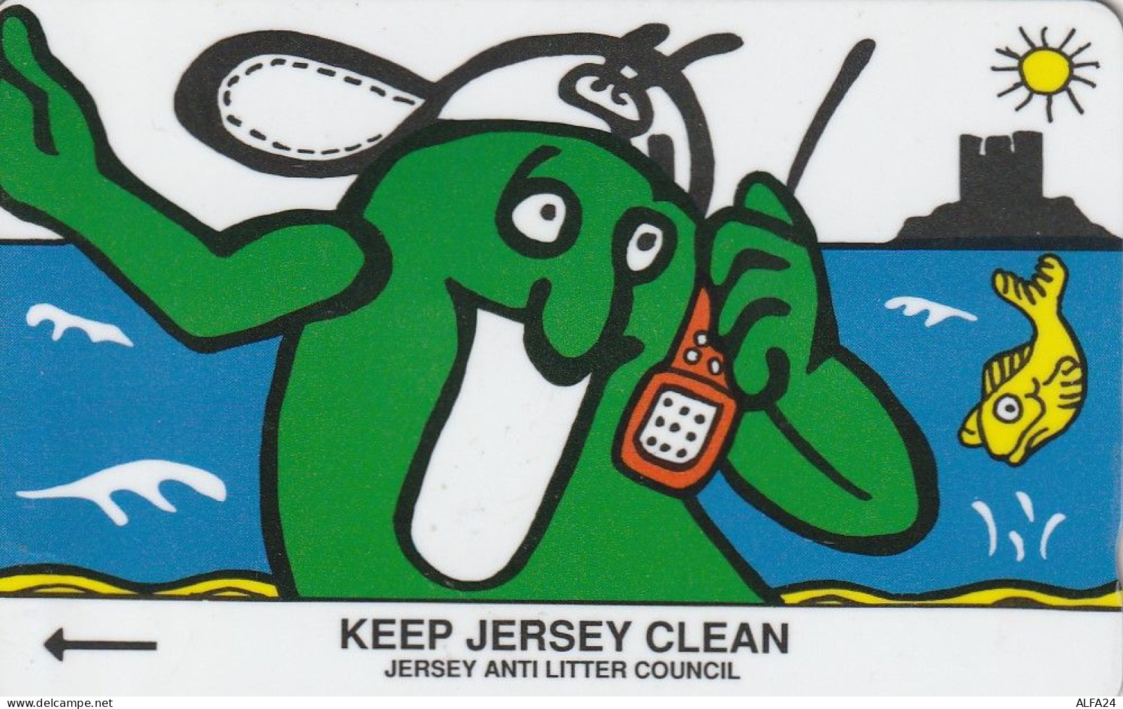 PHONE CARD JERSEY  (CZ1125 - Jersey Et Guernesey