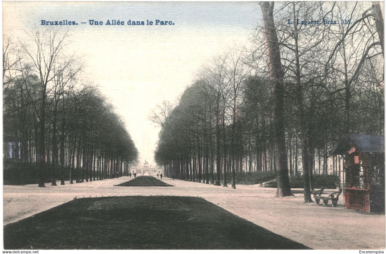 CPA Carte Postale Belgique Bruxelles Une Allée Dans Le Parc    VM79929 - Forêts, Parcs, Jardins