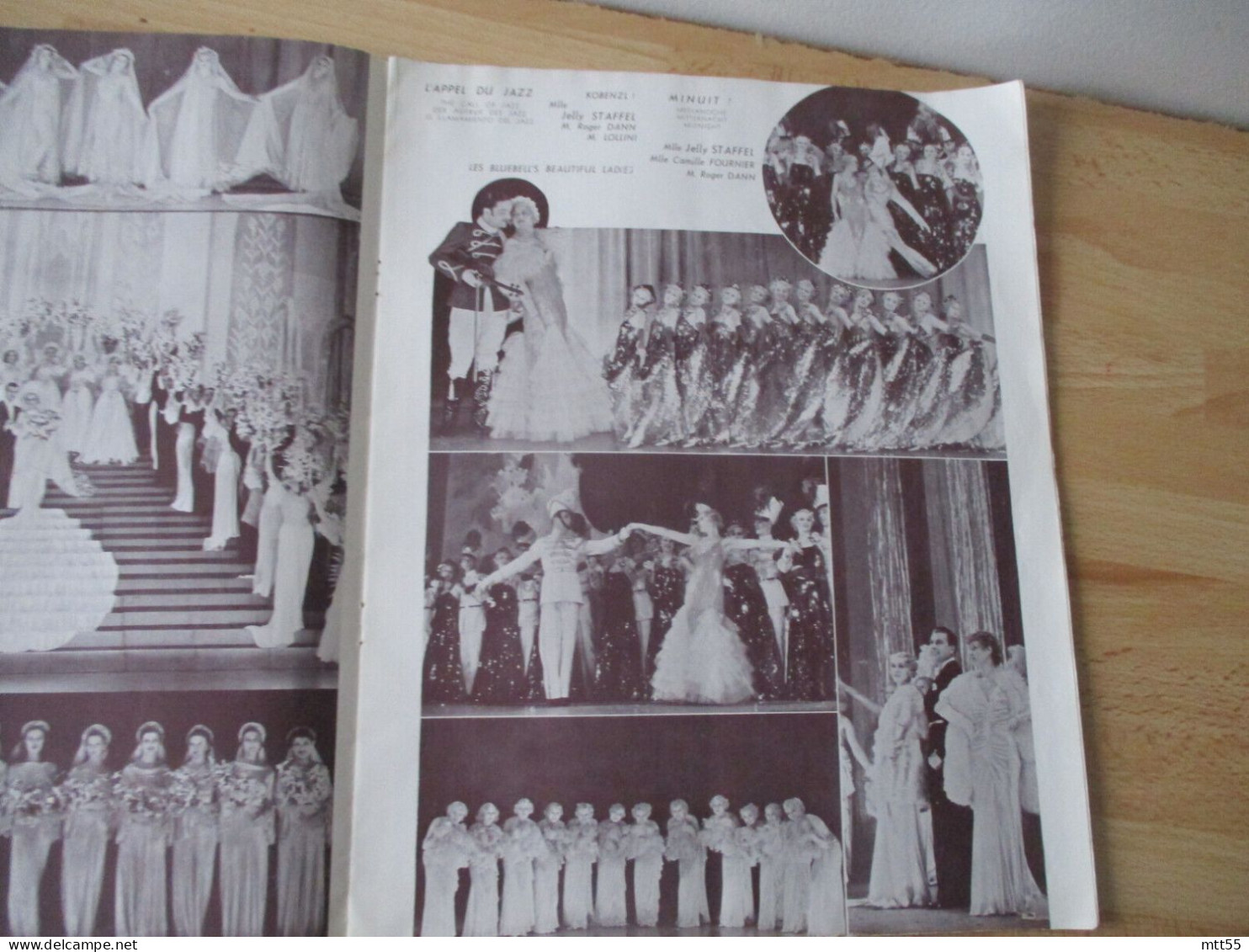 1936 FOLIES BERGERES PROGRAMME REVUE NU FEMININ FEMME NUE TROUPE NOIRE HARLEM