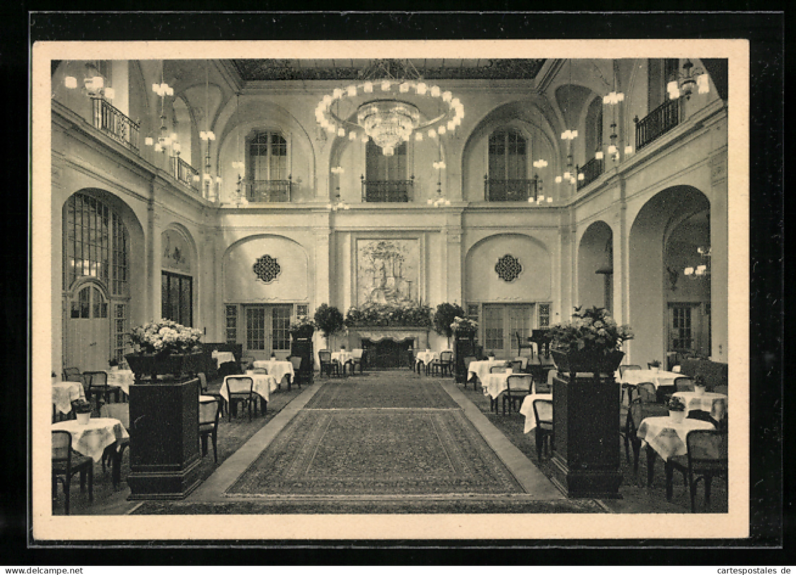 AK München, Hotel Bayerischer Hof Mit Haupthalle  - Muenchen