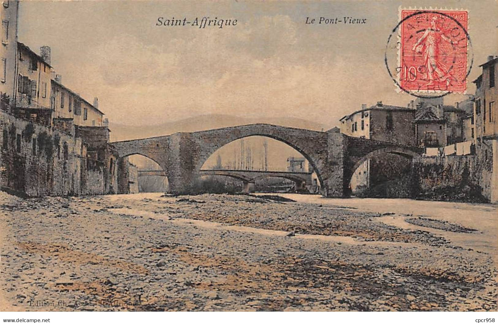 12 - ST AFFRIQUE - SAN34206 - Le Pont Vieux - Saint Affrique