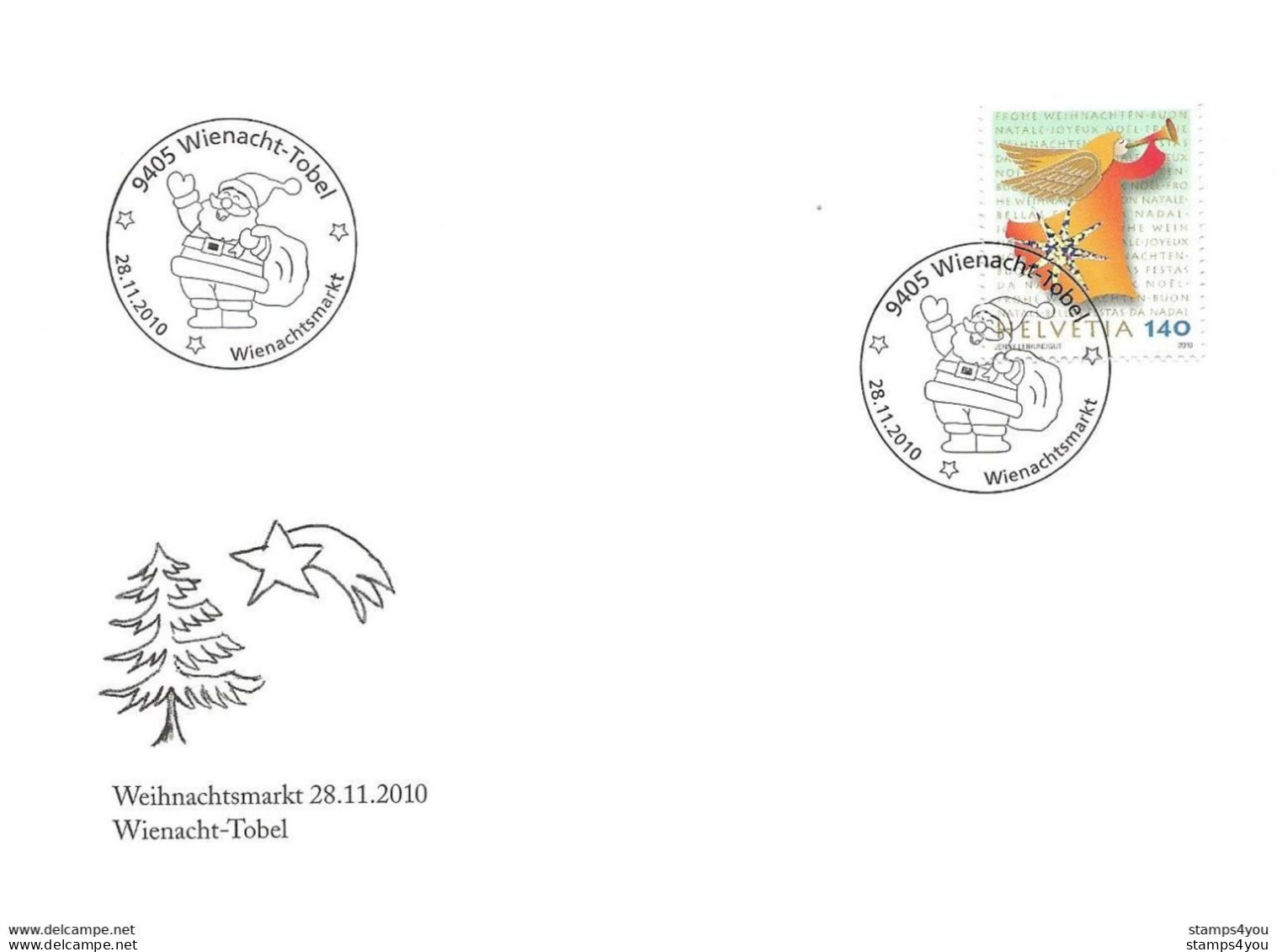 413 - 51 - Enveloppe Avec Oblit Spéciale  "Wienachtsmarkt 2010" - Postmark Collection