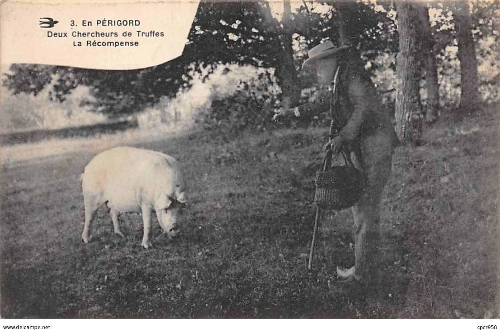 24 - PERIGORD - SAN34319 - Deux Chercheurs De Truffes - La Récompense - Agriculture - Sonstige & Ohne Zuordnung