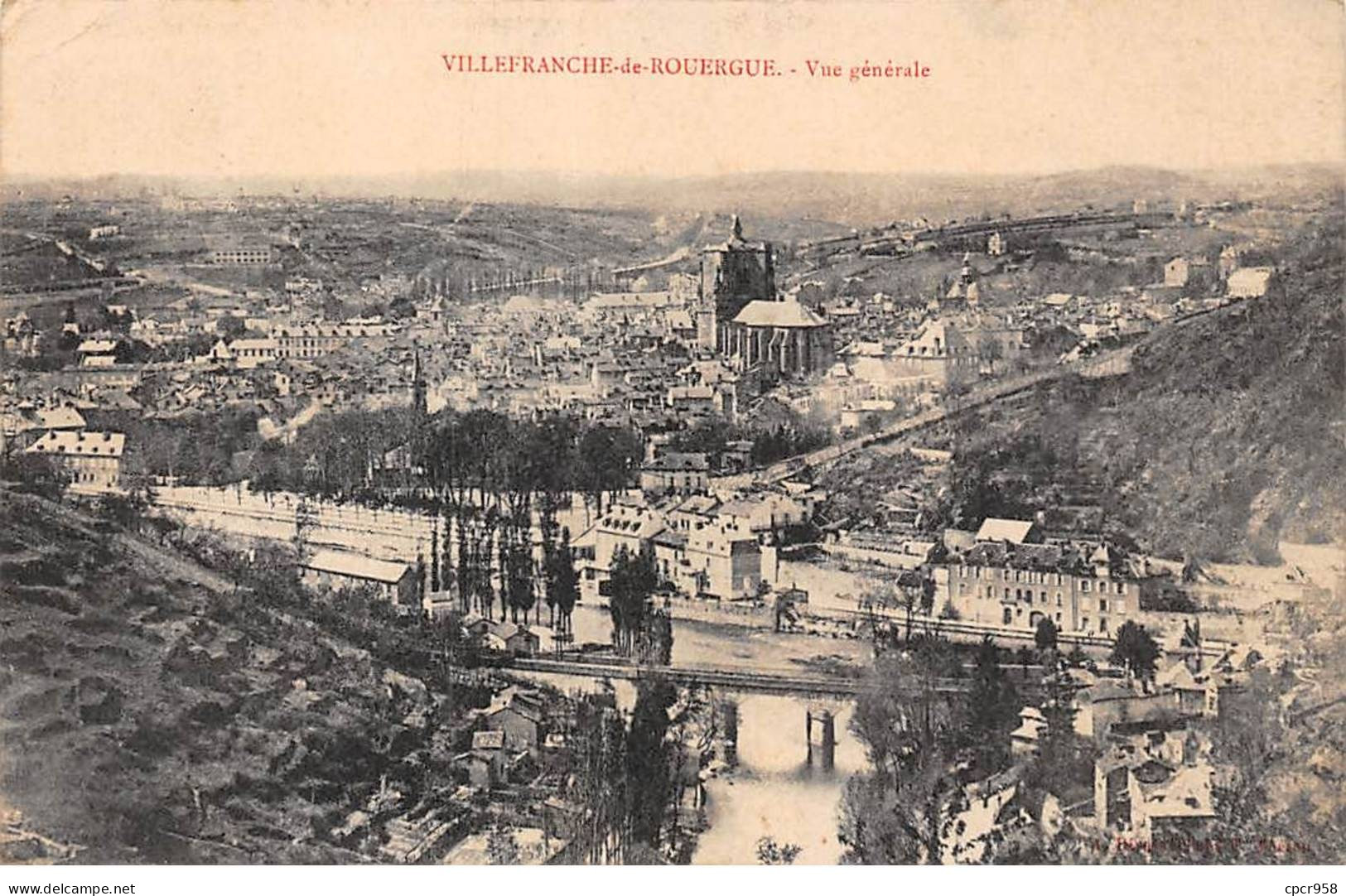 12 - VILLEFRANCHE DE ROUERGUE - SAN34202 - Vue Générale - Villefranche De Rouergue