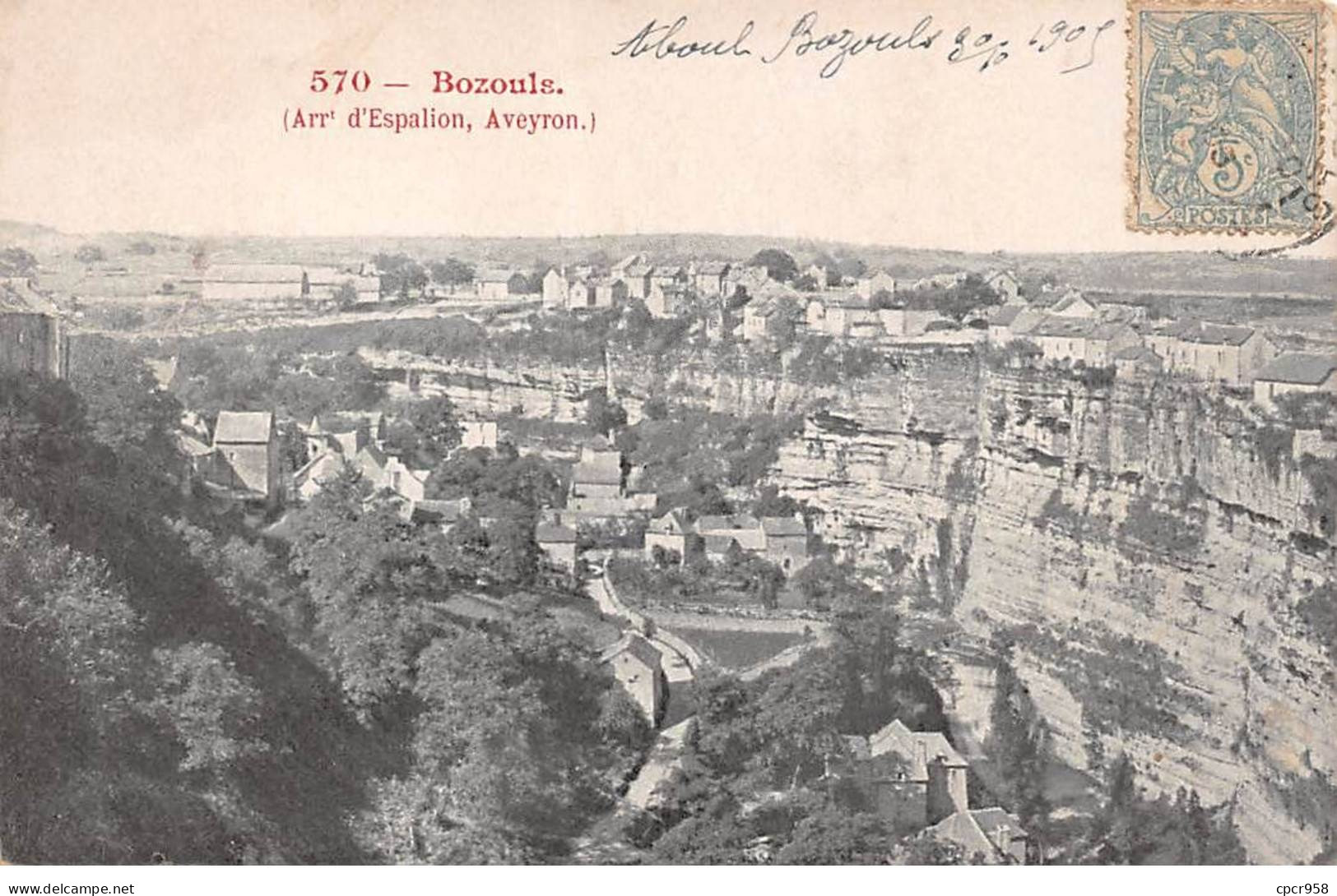 12 - BOZOULS - SAN34208 - Arrondissement D'Espalion - Vue Générale - Bozouls