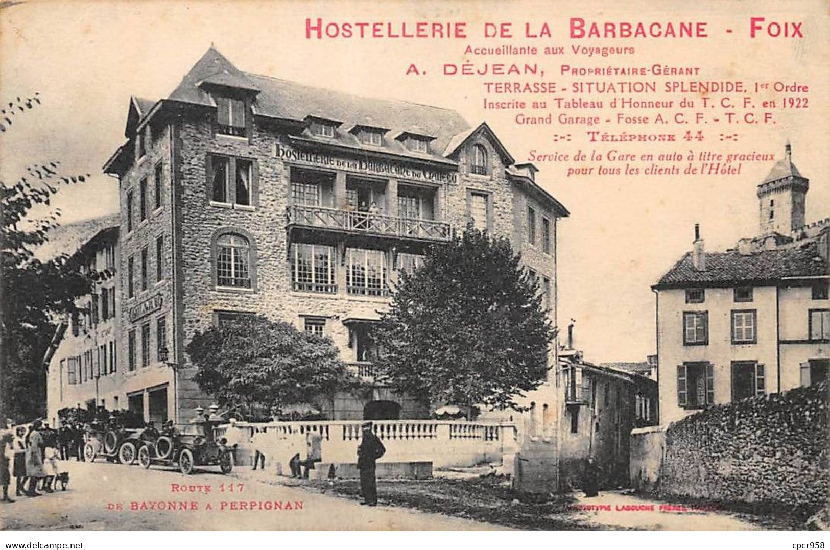 09 - FOIX - SAN34187 - Hostellerie De La Barbacane - Foix