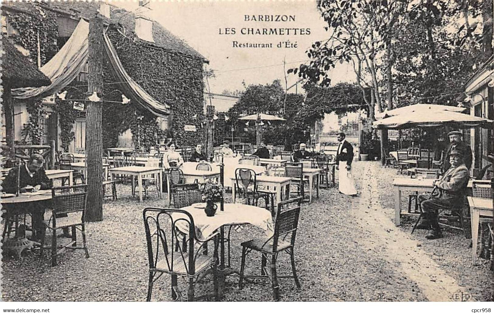 77 - BARBIZON - SAN34116 - Les Charmettes - Restaurant D'été - Barbizon